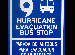 Hurricane pick up point sign