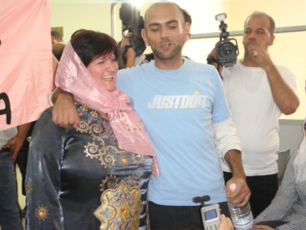 Linda and Hamoudi, when they met in person for the first time in June